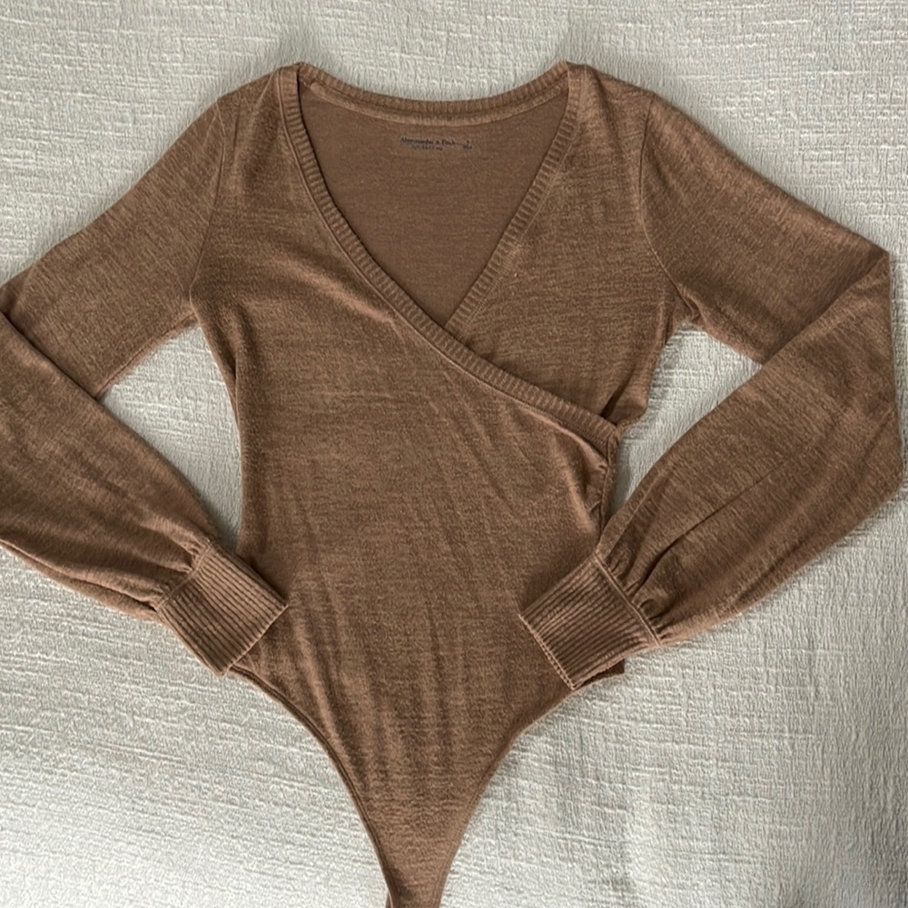 Abercrombie & Fitch Cross Front Bodysuit